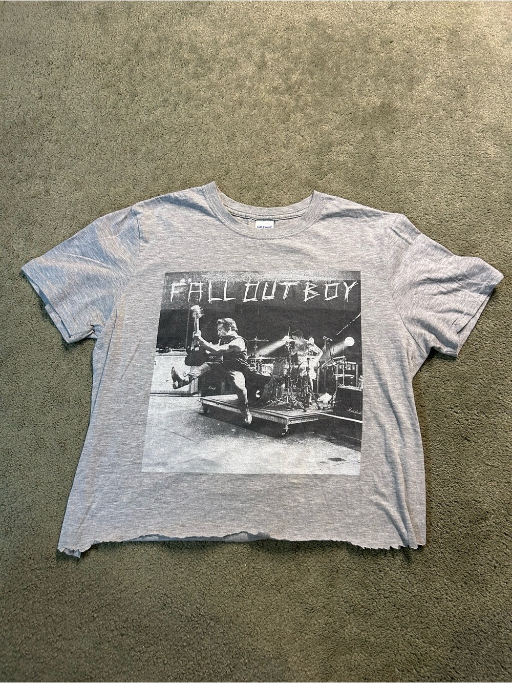 Vintage Fallout Boys T Shirt Size medium Band Tee Y2K